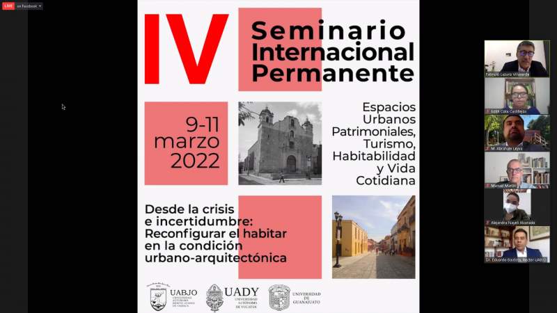 La UABJO, realizó un Seminario Internacional en beneficio de estudiantes de Arquitectura