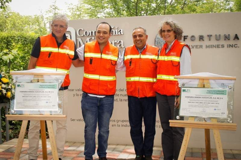 Minera Cuzcatlán obtiene certificaciones internacionales en Gestión Ambiental y Seguridad y Salud en el Trabajo