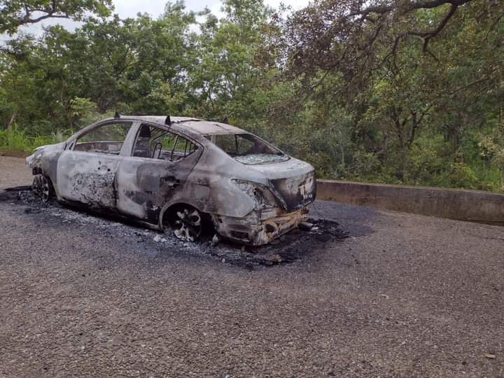 Incendian un taxi en la región del Istmo de Tehuantepec