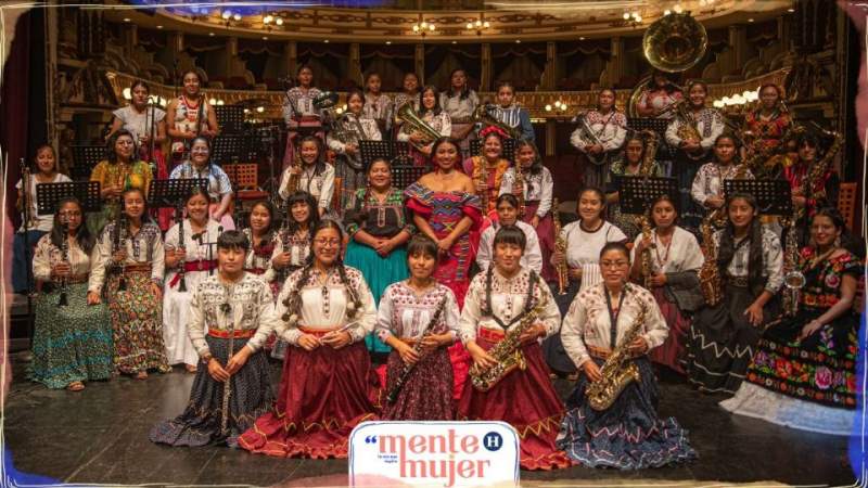 Mente Mujer: La orquesta Mujeres del Viento Florido de la Sierra Mixe de Oaxaca y su revolución feminista musical