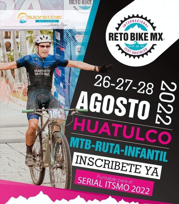 Presentan el Festival de Ciclismo Reto Bike Mx con sede en Bahías de Huatulco Oaxaca