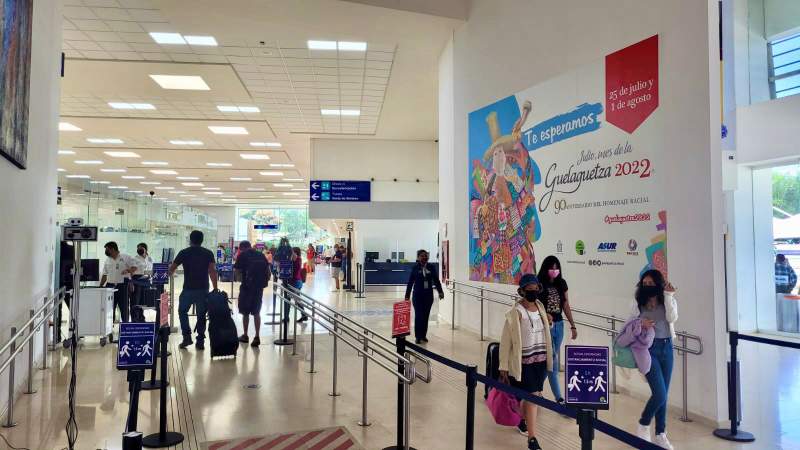 El Aeropuerto Internacional de Oaxaca confirma el contundente éxito de las festividades de la Guelaguetza