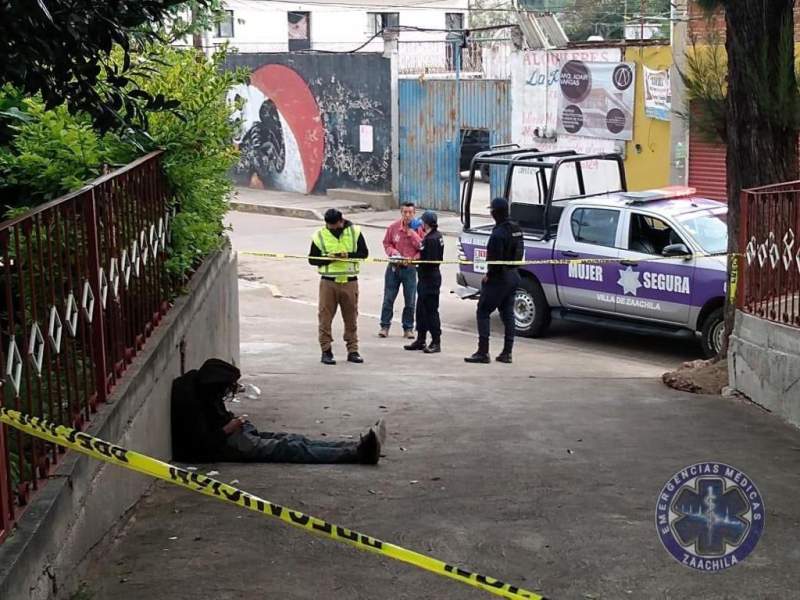 Dos personas perdieron la vida en la calle, una en Salina Cruz y otra en Zaachila