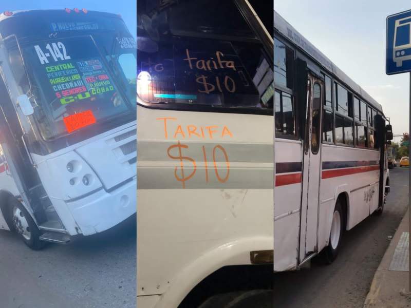 Transportistas aumentan tarifa en urbanos de la ciudad de Oaxaca