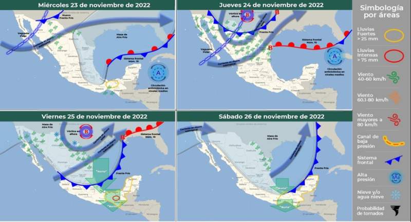 Anuncia CEPCO clima invernal más activo para esta semana en Oaxaca