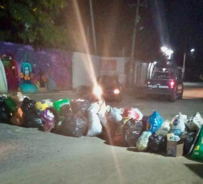 Comienzan las protestas de la basura en Santa Cruz Xoxocotlán