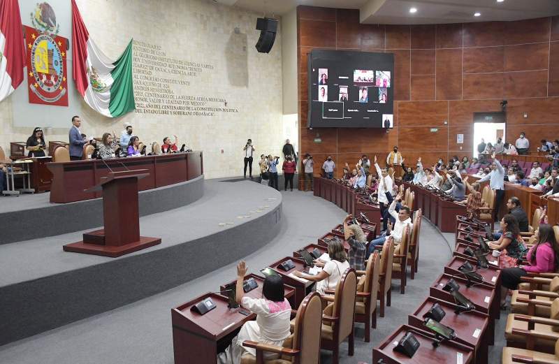 Eligen nueva Mesa Directiva del Congreso de Oaxaca