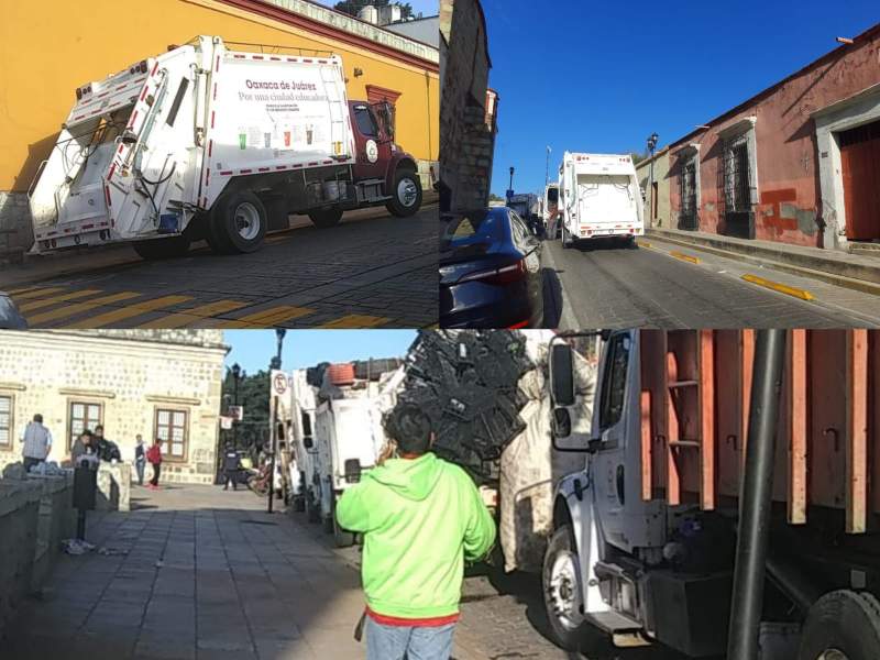Vuelven a parar trabajadores de limpia en la ciudad de Oaxaca