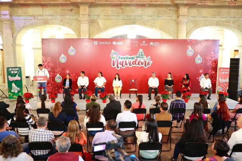 Inaugura Salomón Jara “Festival Navideño 2022” para lograr nuevo Pacto Social para la convivencia pacífica y segura en Oaxaca