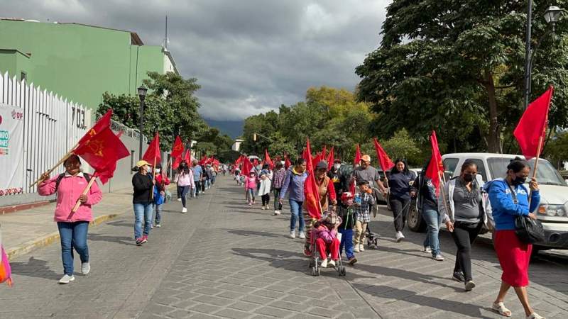 Tras la Navidad, regresan las marchas y protestas a la ciudad de Oaxaca