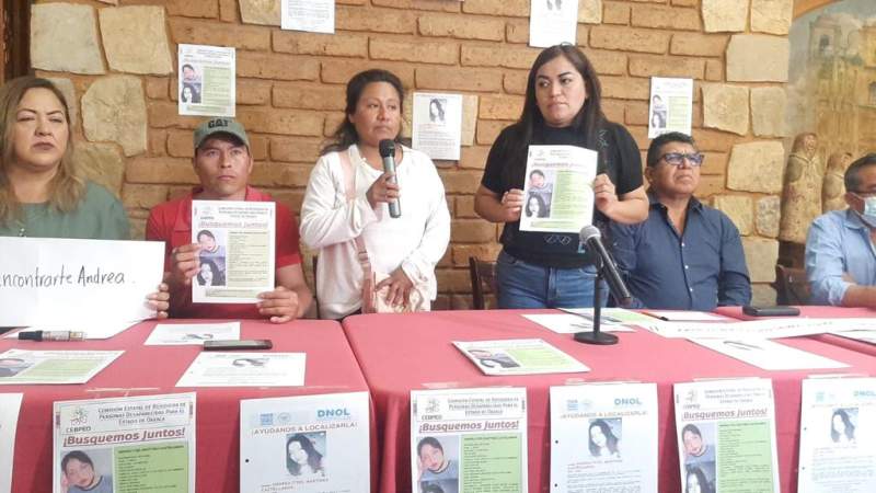 Anuncian marcha para intensificar búsqueda de Andrea Itzel en Oaxaca