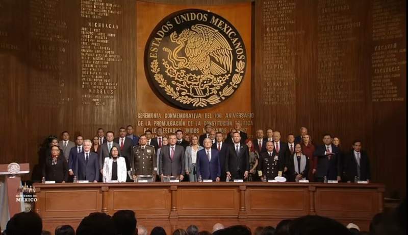 Conmemora Salomón Jara el CVI Aniversario de la Promulgación de la Constitución Mexicana de 1917