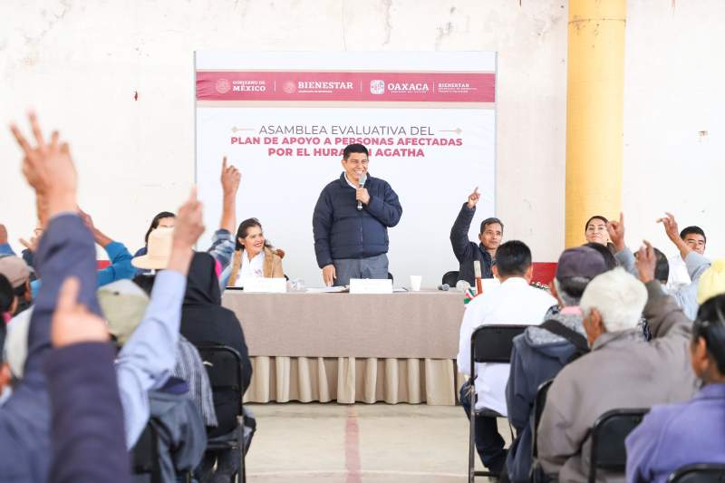 Conocerá Gobierno de Oaxaca destino final de mil 190 mdp asignados a municipios afectados por Agatha: Salomón Jara