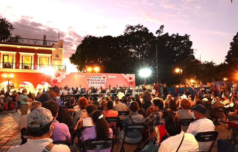 Más de cinco mil personas disfrutaron del “Festival Oaxaca en tu corazón”