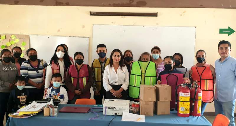 Movimiento Progresista de Oaxaca dona equipo de seguridad a centro de atención infantil