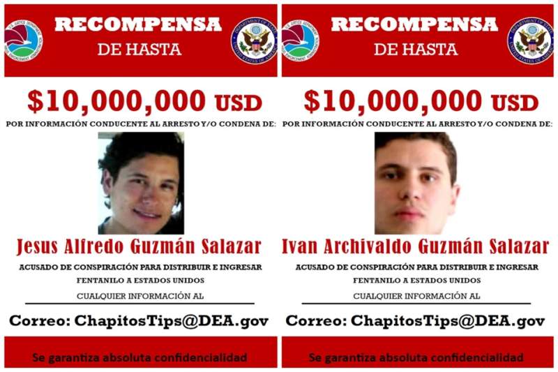 Duplican recompensa para ubicar a otro hijo del ‘Chapo’