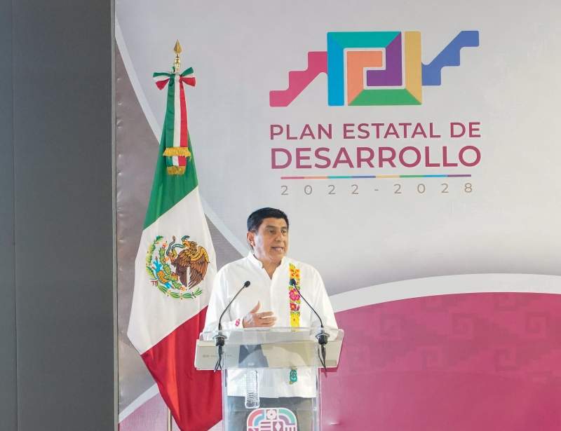 Presenta Salomón Jara el Plan Estatal de Desarrollo 2022-2028, resultado histórico de un ejercicio de consulta democrática