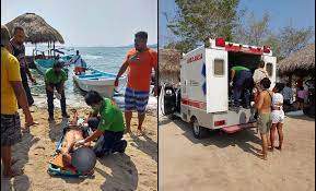 Sujeto ataca con arma blanca a 3 turistas argentinos en Lagunas de Chacahua, Oaxaca