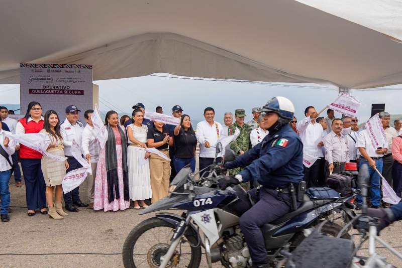 Garantizará Gobierno de Oaxaca estancia y desplazamiento seguro a turistas durante la Guelaguetza 2023
