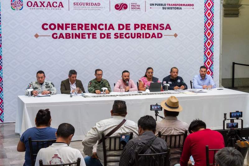 Realizan acción coordinada para garantizar el orden, la paz y seguridad en la Mixteca