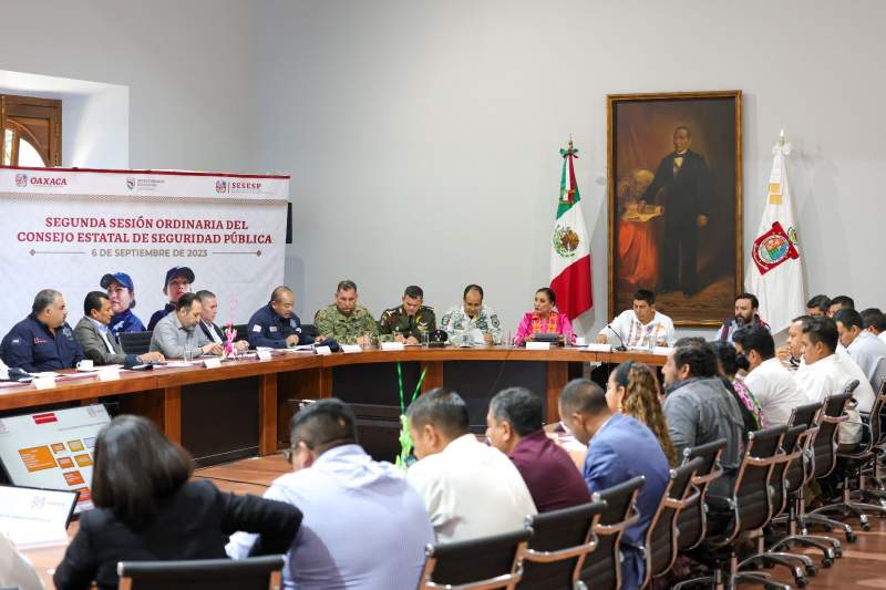 Avanza Gobierno de Oaxaca con paso firme para garantizar la seguridad pública
