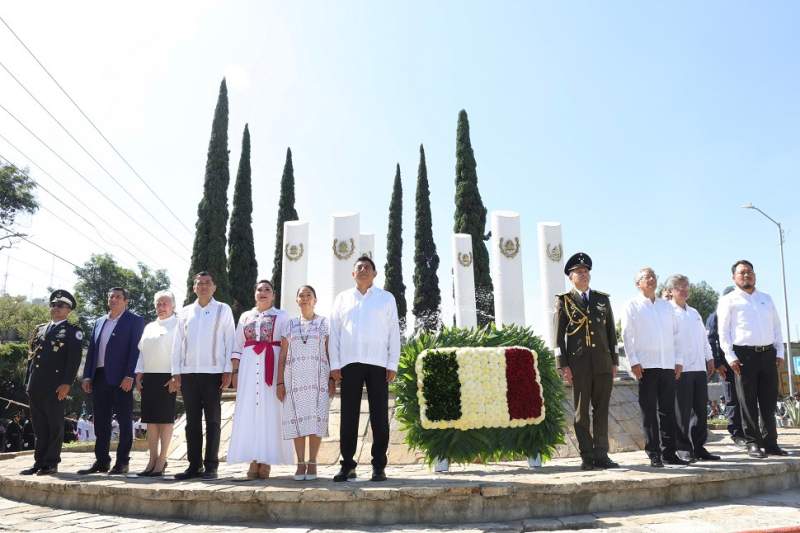 Conmemora Gobernador de Oaxaca 176 aniversario de la gesta heroica de los Niños Héroes de Chapultepec