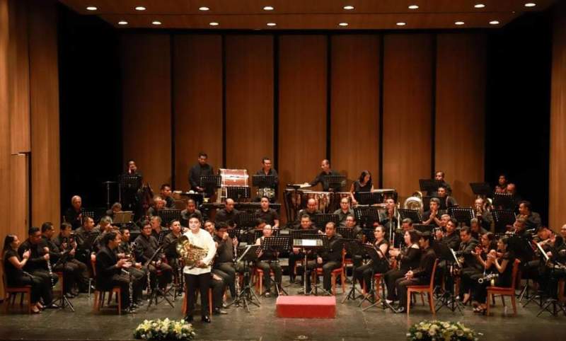 Con gran concierto celebra Banda de Música del Estado su 155 aniversario