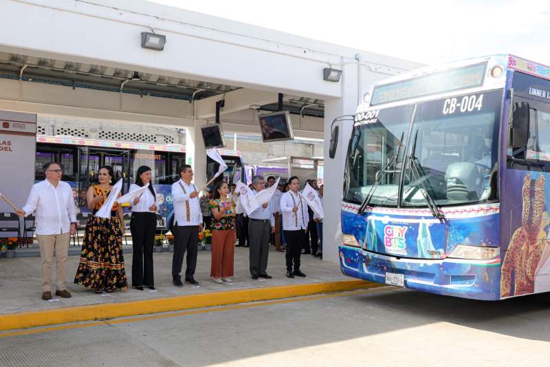 En marcha el Citybus en Oaxaca; inicia con dos rutas gratuitas