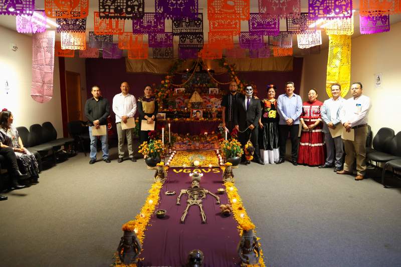 Fiscalía de Oaxaca conmemora Día de Muertos con concurso de altares tradicionales